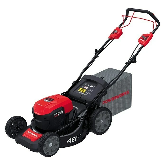 BAUHAUS Powerworks Akku-Rasenmäher PD48LM46SP 48 V, Li-Ionen, Ohne Akku, Schnittbreite: 46 Cm 8 BAUHAUS Powerworks Akku-Rasenmäher PD48LM46SP 48 V, Li-Ionen, Ohne Akku, Schnittbreite: 46 Cm – Bild 6