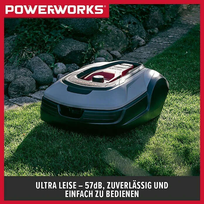 BAUHAUS Powerworks Mähroboter P15 24 V, 2 Ah, Max. Flächenempfehlung: 1.500 M² 8 BAUHAUS Powerworks Mähroboter P15 24 V, 2 Ah, Max. Flächenempfehlung: 1.500 M² – Bild 6