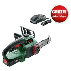 BAUHAUS Bosch 18 V Power For All Akku-Kettensäge UniversalChain 18 18 V, Li-Ionen, 1 Akku, Schwertlänge: 20 Cm
