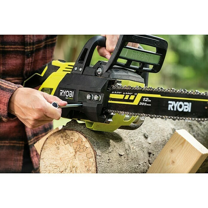 BAUHAUS Ryobi Max Power Akku-Kettensäge RY36CSX40B-0 36 V, Li-Ionen, Ohne Akku, Schwertlänge: 40 Cm 7 BAUHAUS Ryobi Max Power Akku-Kettensäge RY36CSX40B-0 36 V, Li-Ionen, Ohne Akku, Schwertlänge: 40 Cm – Bild 5