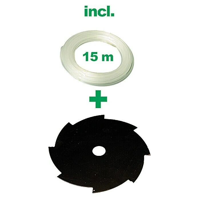 BAUHAUS Gardol Benzin-Freischneider GBFI 125 1,25 KW, Schnittbreite: 43 Cm Faden/25,5 Cm Messer 4 BAUHAUS Gardol Benzin-Freischneider GBFI 125 1,25 KW, Schnittbreite: 43 Cm Faden/25,5 Cm Messer – Bild 2