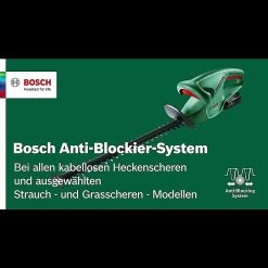 BAUHAUS Bosch 18 V Power For All Akku-Heckenschere EasyHedgeCut 18-45 18 V, Li-Ionen, Ohne Akku, Schnittlänge: 40 Cm -Bauhaus Shop 12 1910
