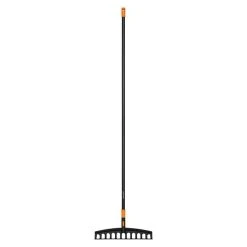 BAUHAUS Fiskars Solid Gartenrechen Universal Arbeitsbreite: 41 Cm, Anzahl Zinken: 12, Langstiel