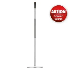 BAUHAUS Fiskars Ergonomic Gartenrechen Arbeitsbreite: 36 Cm, Langstiel