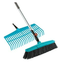 BAUHAUS Gardena Combisystem Rasenrechen & Besen 3 -tlg., Arbeitsbreite: 43 Cm