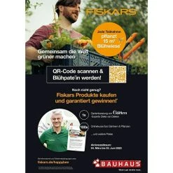 Alternative view of BAUHAUS Fiskars Solid Laubbesen Arbeitsbreite: 52 Cm, Anzahl Zinken: 24, Art Stiel: Langstiel