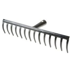 BAUHAUS Freund Victoria Gartenrechen Mit Dülle, Anzahl Zinken: 14