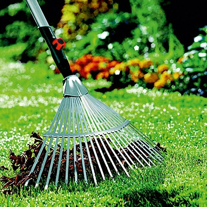 BAUHAUS Gardena Combisystem Laubbesen Arbeitsbreite: 50 Cm, Anzahl Zinken: 22, Mit Stiel 4 BAUHAUS Gardena Combisystem Laubbesen Arbeitsbreite: 50 Cm, Anzahl Zinken: 22, Mit Stiel – Bild 2