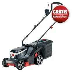 BAUHAUS AL-KO Bosch Home & Garden Compatible Akku-Rasenmäher Praktischer Tragegriff 18 V, 2 Akkus, 2,5 Ah, Schnittbreite: 32 Cm