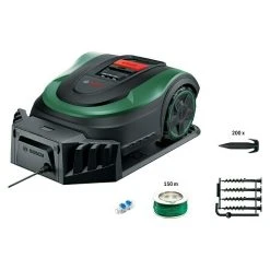 BAUHAUS Bosch Mähroboter Indego S+ 500 18 V, 2,5 Ah, Max. Flächenempfehlung: 500 M²