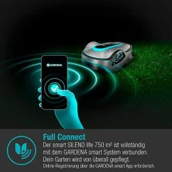 BAUHAUS Gardena Mähroboter Smart SILENO Life Set 750 18 V, 2 Ah, Max. Flächenempfehlung: 750 M² 12 BAUHAUS Gardena Mähroboter Smart SILENO Life Set 750 18 V, 2 Ah, Max. Flächenempfehlung: 750 M² -Bauhaus Shop 12 506