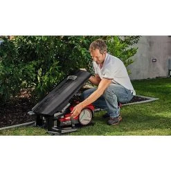 BAUHAUS Einhell Mähroboter-Garage 77,5 X 60,5 X 40,5 Cm, Schwarz, Klappbarer Deckel -Bauhaus Shop 12 649