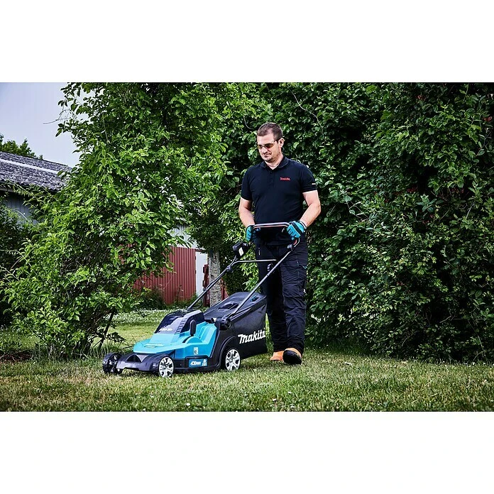 BAUHAUS Makita Akku-Rasenmäher DLM432PT2 18 V, 2 Akkus, 5 Ah, Schnittbreite: 43 Cm 7 BAUHAUS Makita Akku-Rasenmäher DLM432PT2 18 V, 2 Akkus, 5 Ah, Schnittbreite: 43 Cm – Bild 5