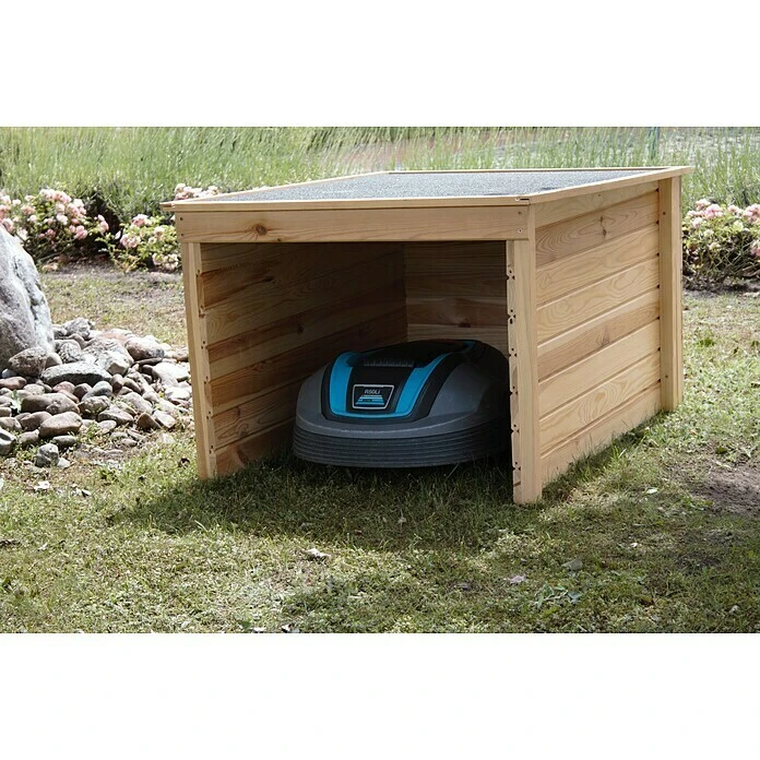BAUHAUS Promadino Mähroboter-Garage 101 X 76 X 58 Cm, Natur 3 BAUHAUS Promadino Mähroboter-Garage 101 X 76 X 58 Cm, Natur